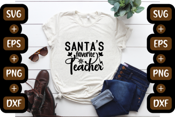Santa's Favorite Teacher Christmas Design Review